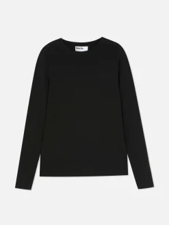 Clearance Langärmeliges „Rita Ora“ Stretch-T-Shirt Damen Tops Und T-Shirts