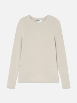 Hot Langärmeliges „Rita Ora“ Stretch-T-Shirt Damen Tops Und T-Shirts