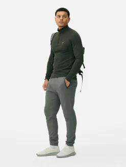 Clearance Langärmeliges Sport-Top Mit Viertelreißverschluss Herren Sportbekleidung|Tops Und T-Shirts