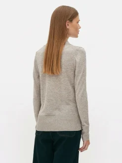 Outlet Langärmeliges „The Edit“ Strick-Poloshirt Damen Pullover Und Cardigans