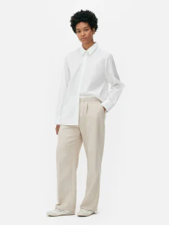 Online Langärmliges Hemd Aus Popeline Damen Blusen