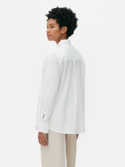 Online Langärmliges Hemd Aus Popeline Damen Blusen