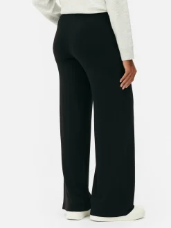 New Leggings Mit Weitem Bein Damen Hosen Und Leggings