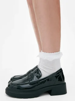 Online Loafer Mit Dicker Sohle Kinder Flache Schuhe