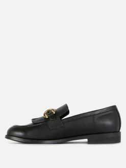 Online Loafer Mit Fransen Und Schnalle Damen Flache Schuhe