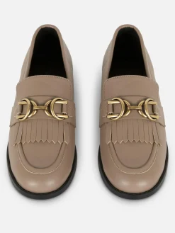 New Loafer Mit Fransen Und Schnalle Damen Flache Schuhe