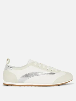 Online Low-Top-Sneaker Zum Schnüren Mit Plimsoll Damen Sneakers