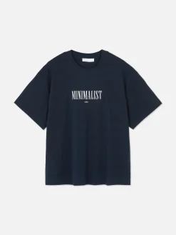 New Lässig Geschnittenes Grafik-Hemd Damen Tops Und T-Shirts