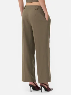 Lässige, Plissierte „Rita Ora“ Hose Mit Weitem Bein Damen Hosen Und Leggings