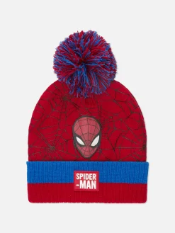 Outlet „Marvel Spider-Man“ Beanie Mit Pompon Kinder Mützen, Handschuhe Und Schals