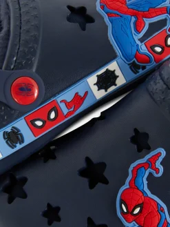 Sale „Marvel Spider-Man“ Clogs Mit Kunstfell Kinder Sandalen Und Flipflops