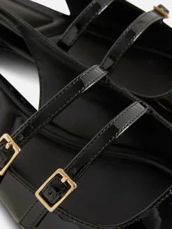 Hot Mary Janes Mit Slingback Und Doppeltem Riemchen Damen Gothic-Kleidung|Flache Schuhe