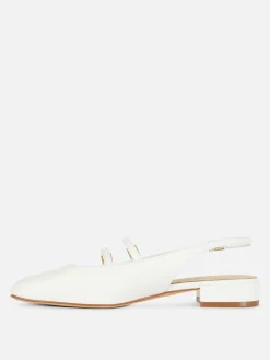 Hot Mary Janes Mit Slingback Und Doppeltem Riemchen Damen Flache Schuhe