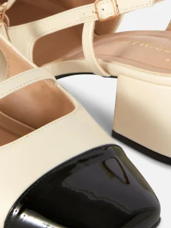 New Mary-Jane-Slingbacks Mit Blockabsatz Damen Heels