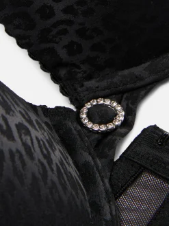 Hot Maximizer-BH Mit Tiefem Dekolleté Und Leopardenmuster Damen Bhs