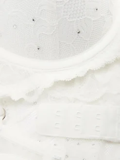 Discount Maximizer-BH Und Tanga Mit Strasssteinen Und Spitze Damen Dessous-Sets