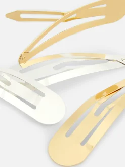 Metall-Haarspangen, 4er-Pack Damen Haarschmuck