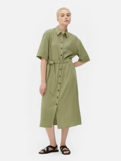 Online Midi-Blusenkleid Damen Kleider