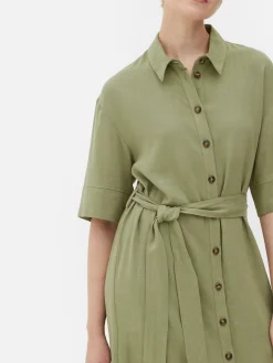 Online Midi-Blusenkleid Damen Kleider