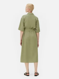 Online Midi-Blusenkleid Damen Kleider