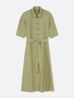 Online Midi-Blusenkleid Damen Kleider