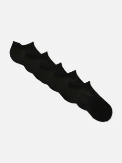 Sale Mikrofaser-Sneakersocken, 5er-Pack Damen Socken