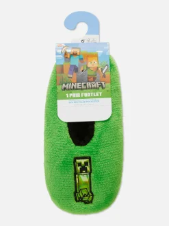 New „Minecraft Creeper“ Füßlinge Kinder Socken