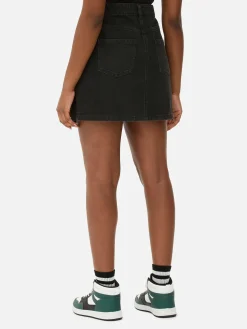 Clearance Minirock Aus Denim Damen Röcke|Denim