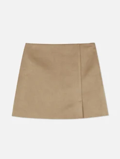 Best Minirock Aus Wildlederimitat Damen Röcke