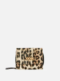 Mittelgroßes Portemonnaie Mit Kettendetail Damen Taschen Und Portemonnaies