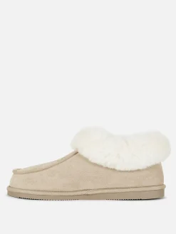 Hot Mokassin-Hausschuhe Mit Kunstpelzfutter Damen Hausschuhe|Hausschuhe