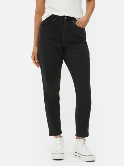 Mom-Jeans Aus Denim Damen Denim|Jeans