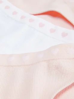 Sale Nahtlose, Elastische Slips Mit Herzen, 3er-Pack Kinder Unterwäsche