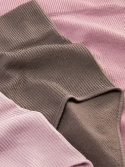 New Nahtlose, Gerippte Unterhosen, 3er-Pack Damen Slips