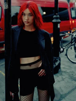 Discount Nahtlose „Rita Ora“ Micro-Shorts Damen Shorts