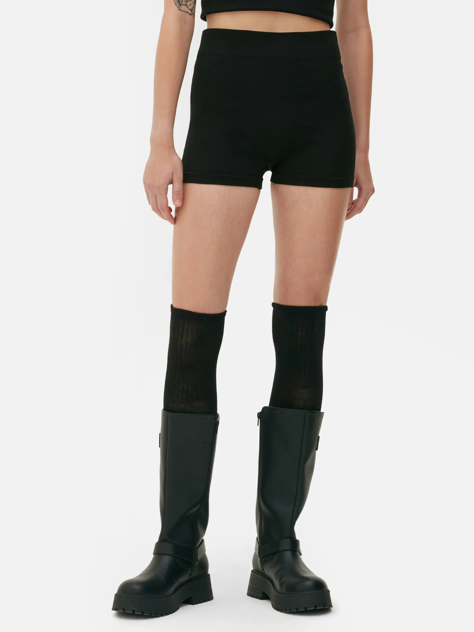 Discount Nahtlose „Rita Ora“ Micro-Shorts Damen Shorts