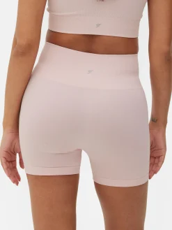Clearance Nahtlose Yoga-Shorts Mit Hohem Bund Damen Fitnesskleidung Und Activewear