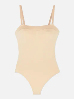 Sale Nahtloser Bandeau-Bodysuit Mit Tanga Damen Shapewear