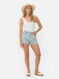 Outlet Nahtloser, Gerippter Bodysuit Mit U-Ausschnitt Damen Tops Und T-Shirts