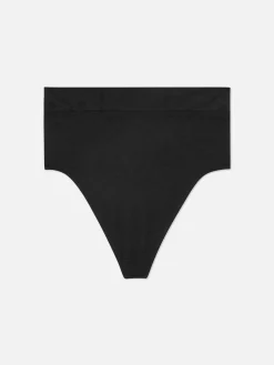 Outlet Nahtloser Shapewear-Tanga Mit Hohem Bund Damen Shapewear