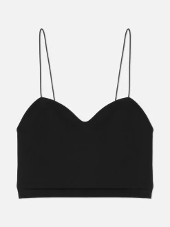 Sale Nahtloses, Kurzes „Rita Ora“ Trägertop Damen Tops Und T-Shirts