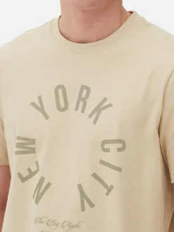 Outlet „New York City“ T-Shirt Herren Tops Und T-Shirts