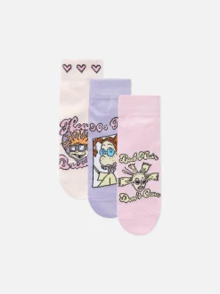 „Nickelodeon“ Sneakersocken, 3er-Pack Damen Socken