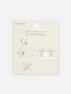 Clearance Ohrringe Mit Kunstperlen, 6er-Pack Damen Schmuck