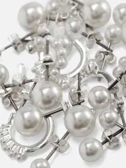 Online Ohrstecker Mit Kunstperlen, 12er-Pack Damen Schmuck