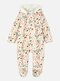 Clearance Overall Mit Waldmuster Babygirls Und Strampler