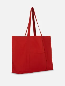 Outlet Oversize-Tragetasche Aus Canvas Damen Taschen Und Portemonnaies