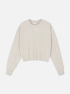 Online „Paula Echevarría“ Kombi-Sweatshirt Mit Ballonsaum Damen Loungewear|Hoodies Und Sweatshirts