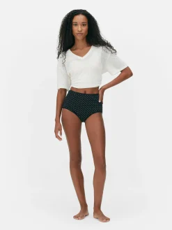 Online Periodenslips Mit Hohem Bund, 3er-Pack Damen Slips