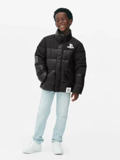 New „PlayStation“ Pufferjacke Kinder Jacken Und Mäntel